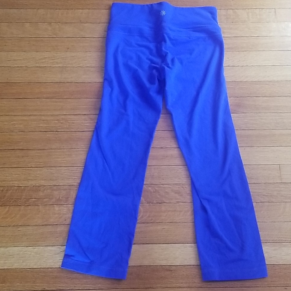 Athleta Bright Blue Capris - Picture 4 of 7